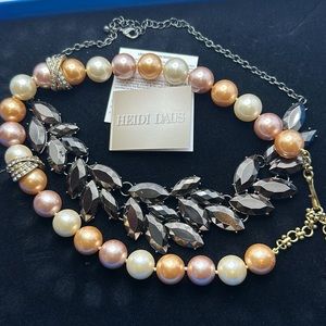 HEIDI DAUS colorful pearly NECKLACE 🌚